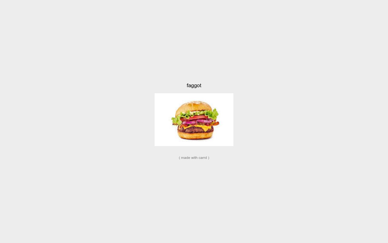 Carrd profile picture for @retarded
